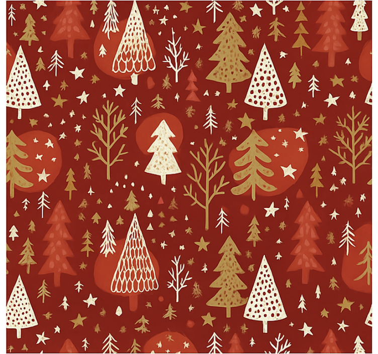 Estore de rolo para sala ícones festivos verdes - TenStickers