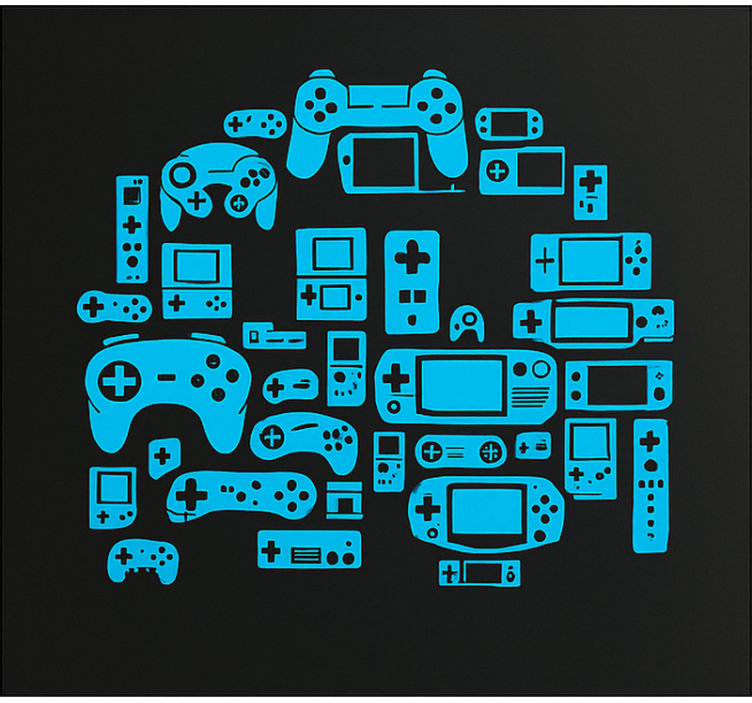 Estore de rolo frikis robô controlador de jogo - TenStickers