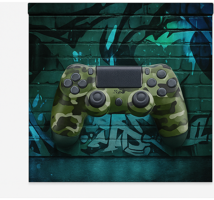 Estore de rolo frikis controle de jogo cammo graffiti - TenStickers