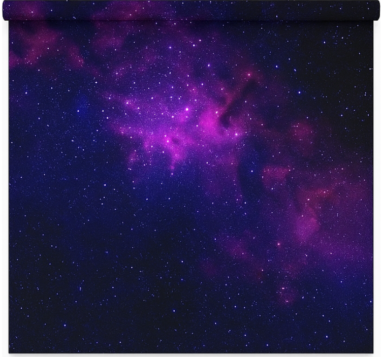 Estore de rolo juvenil estrela da galáxia roxa - TenStickers