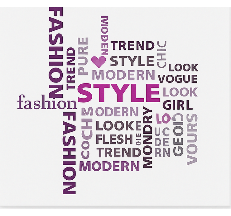 Estore de rolo juvenil texto de beleza - TenStickers