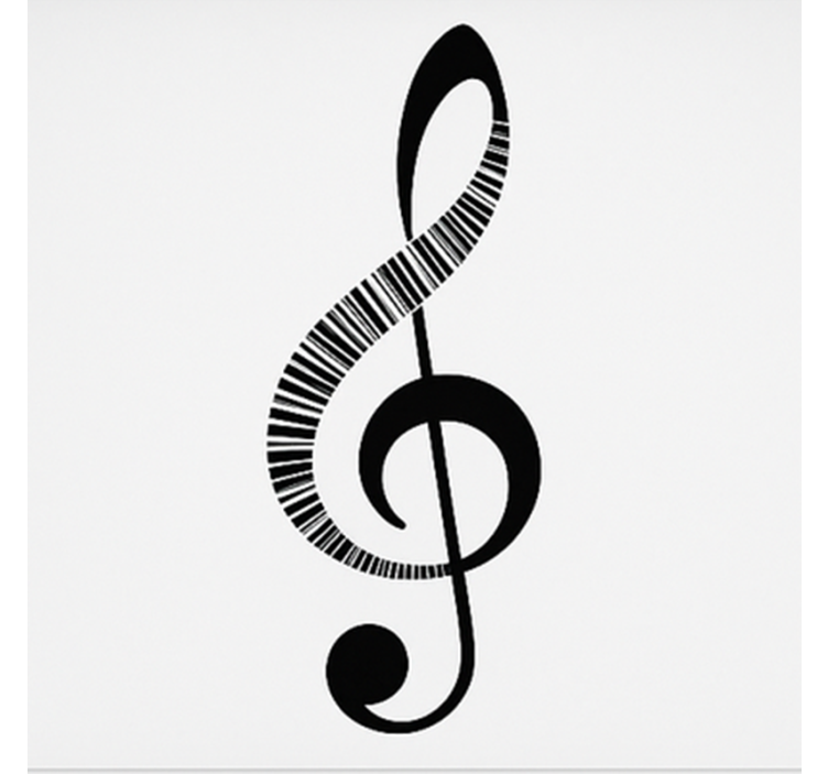 Estore de rolo juvenil nota musical - TenStickers