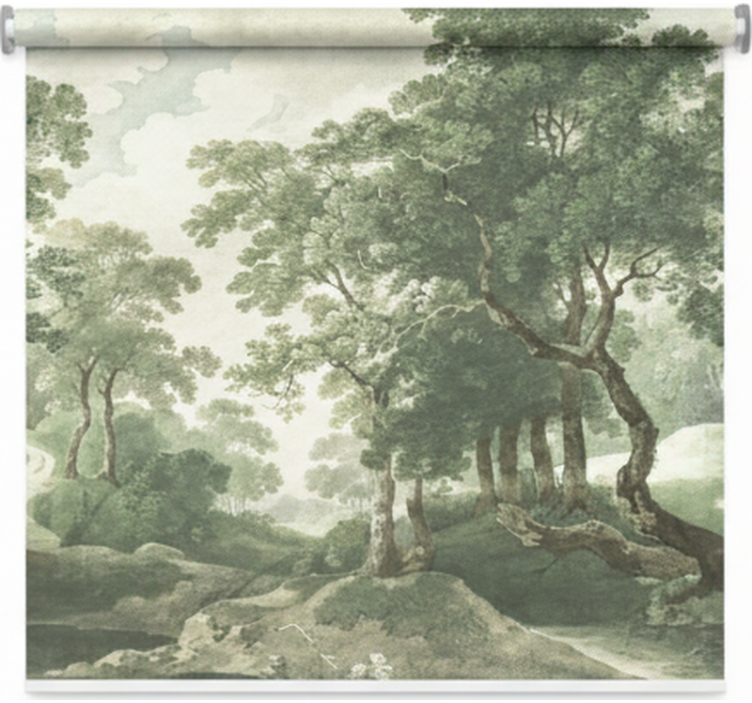 Estores de rolo de árvores natureza clássica atemporal - TenStickers