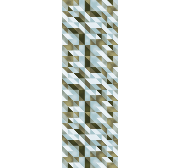 Estore de rolo escritório triângulos modernos - TenStickers