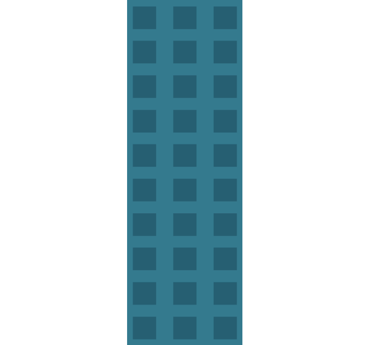 Estore de rolo escritório padrão azul com quadrados - TenStickers