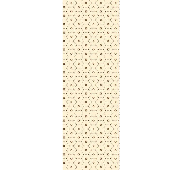 Estore de rolo escritório padrão hexagonal abstrato - TenStickers