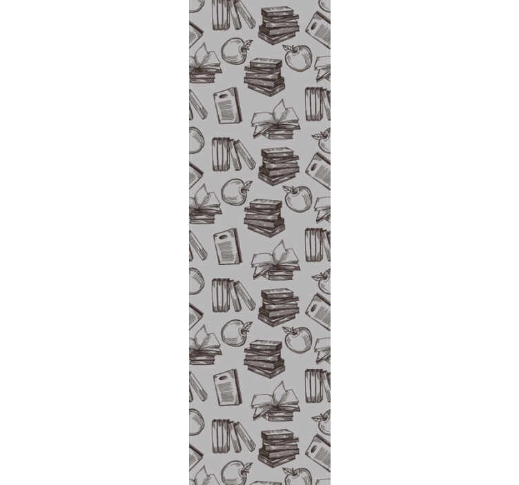 Estore de rolo escritório elementos de estudo vintage - TenStickers