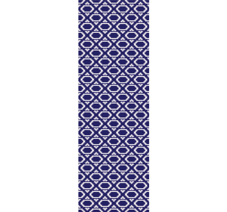 Estore de rolo sala de jantar formas hexagonais - TenStickers