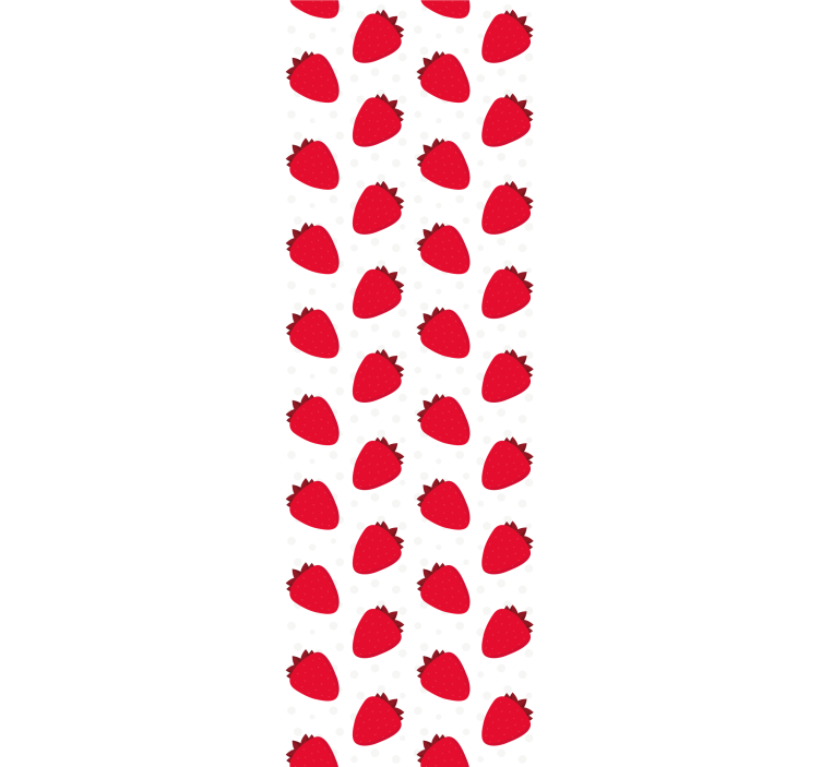 Estore de rolo para cozinha padrão de frutas vermelhas - TenStickers