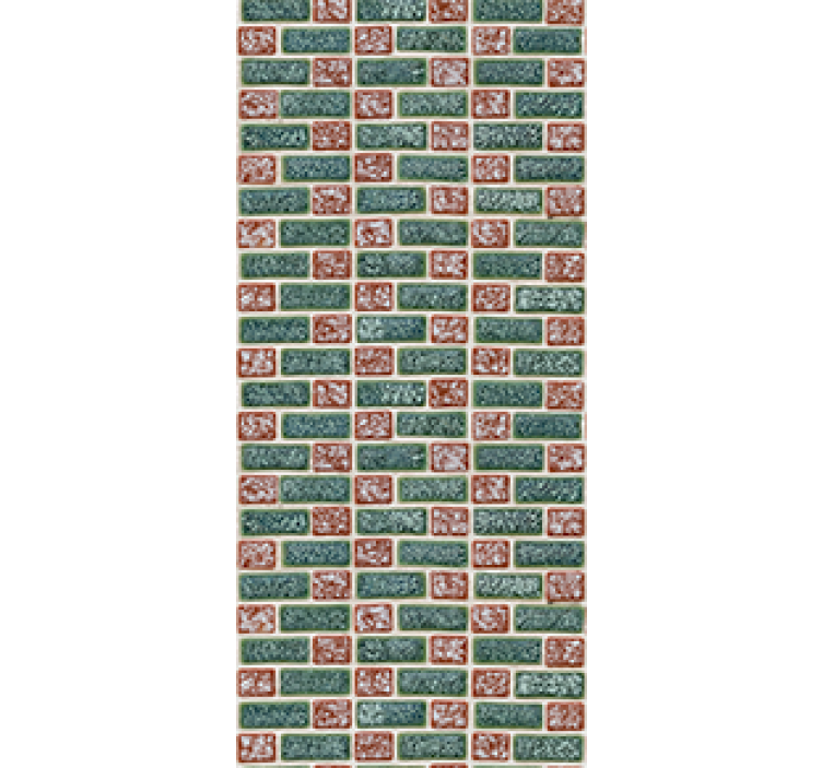 Estore de rolo para cozinha azulejos de tijolo simples - TenStickers