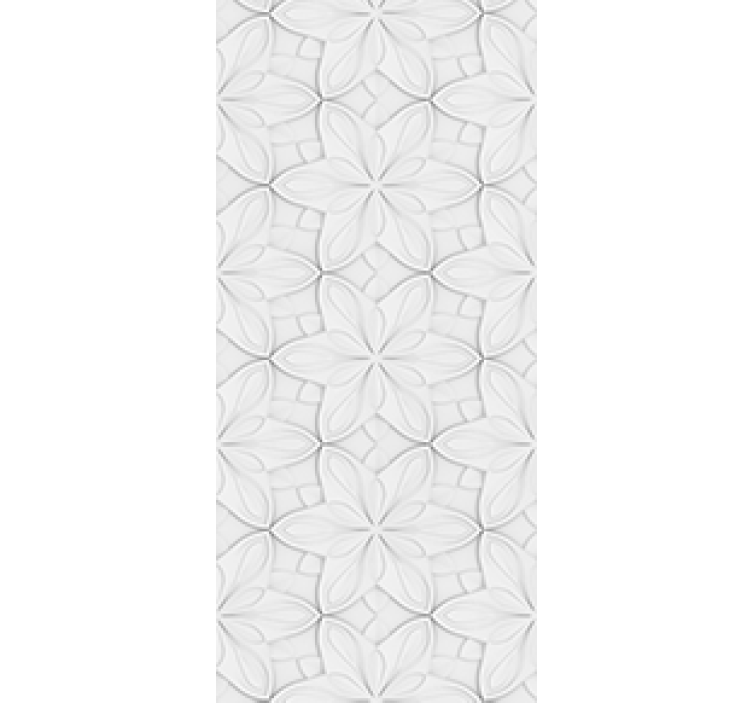 Estore de rolo para cozinha azulejos hexagonais florais - TenStickers