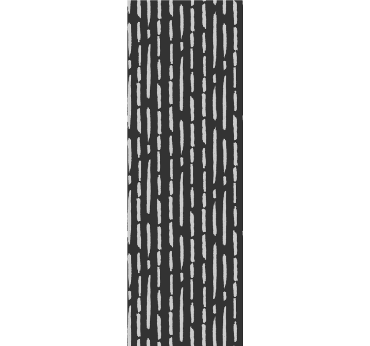 Estore de rolo para cozinha padrão de pincel listrado - TenStickers