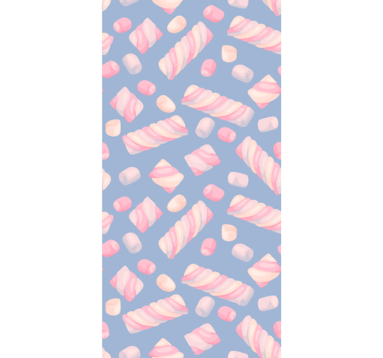 Estore de rolo para cozinha marshmallow - TenStickers