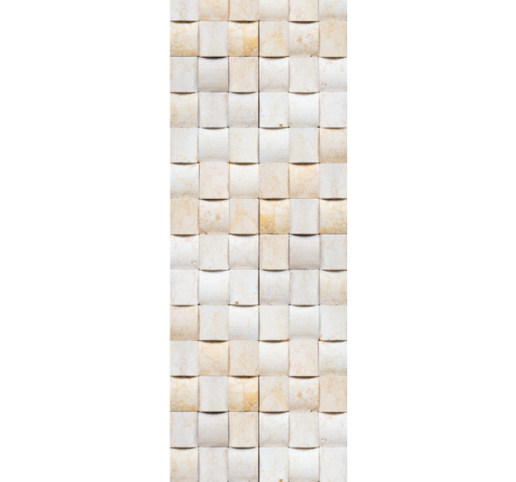 Estore de rolo para cozinha padrão de tijolos 3d - TenStickers