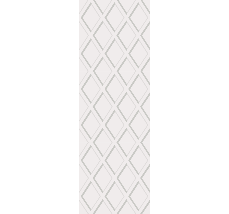 Estore de rolo sala de jantar padrão losango 3d hamptons - TenStickers