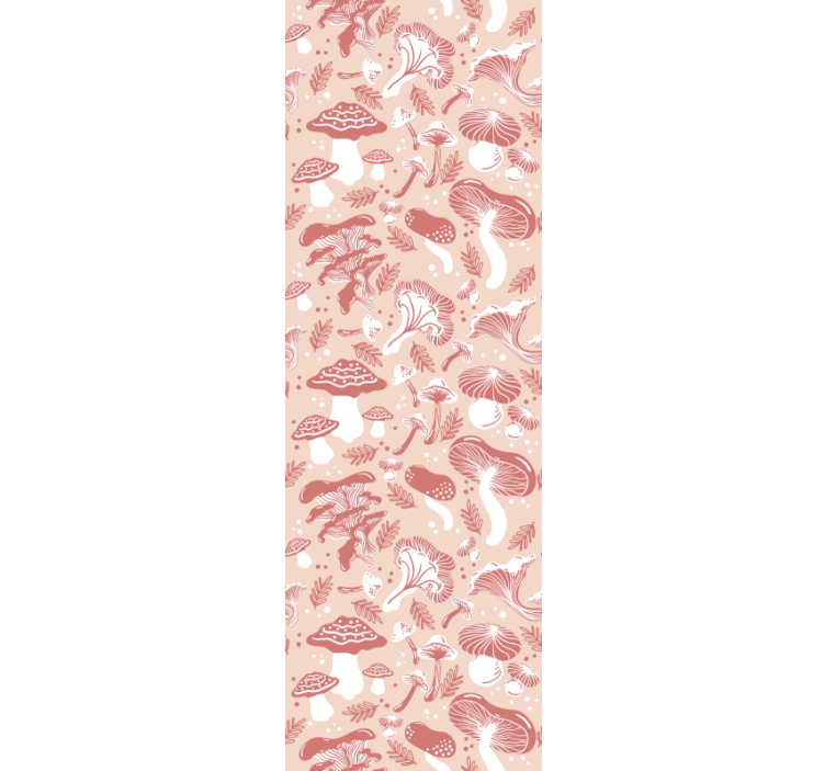 Estore de rolo sala de jantar cogumelos na cor bege - TenStickers