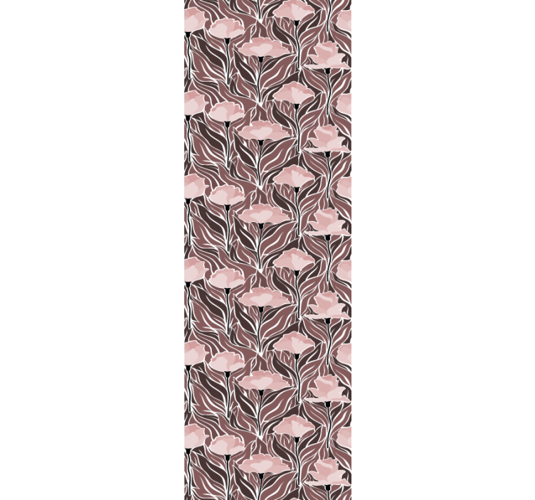 Estore de rolo sala de jantar padrão abstrato vintage - TenStickers