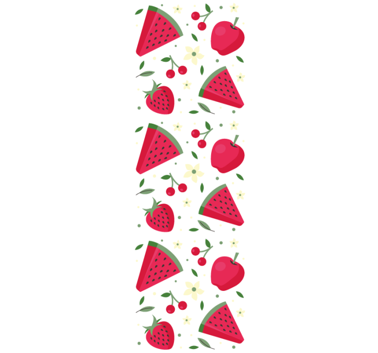 Estore de rolo sala de jantar padrão de frutas variadas - TenStickers