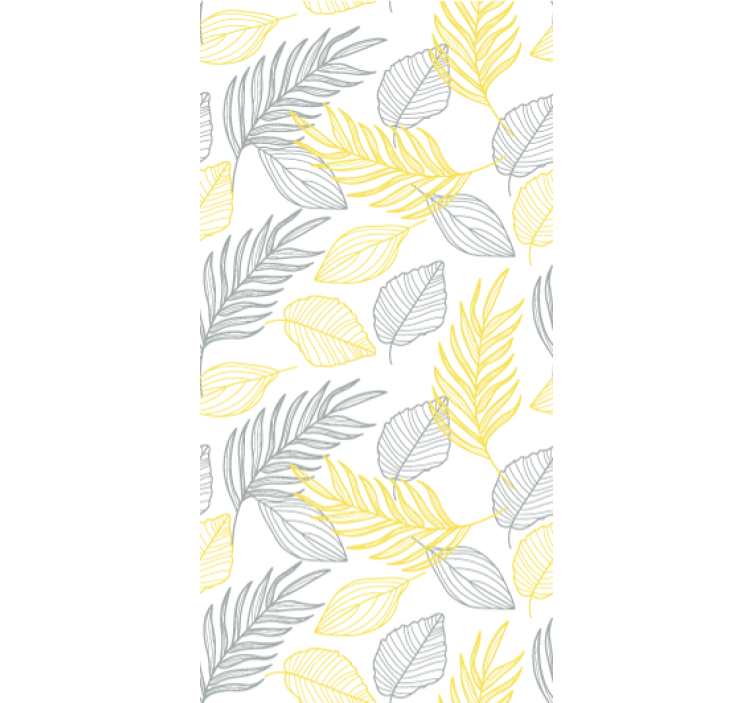 Estore de rolo sala de jantar folhas pantone - TenStickers