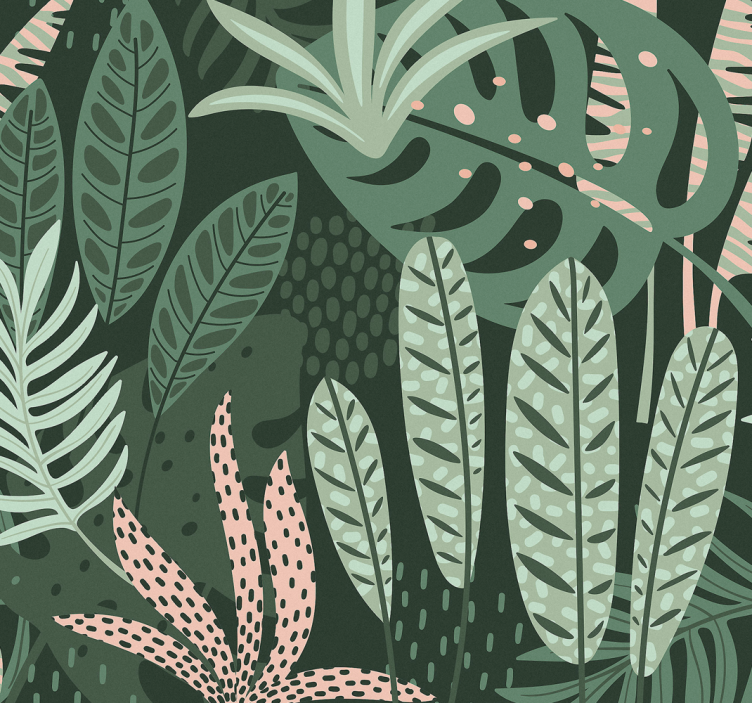 Estore de rolo sala de jantar palmeiras de verão - TenStickers