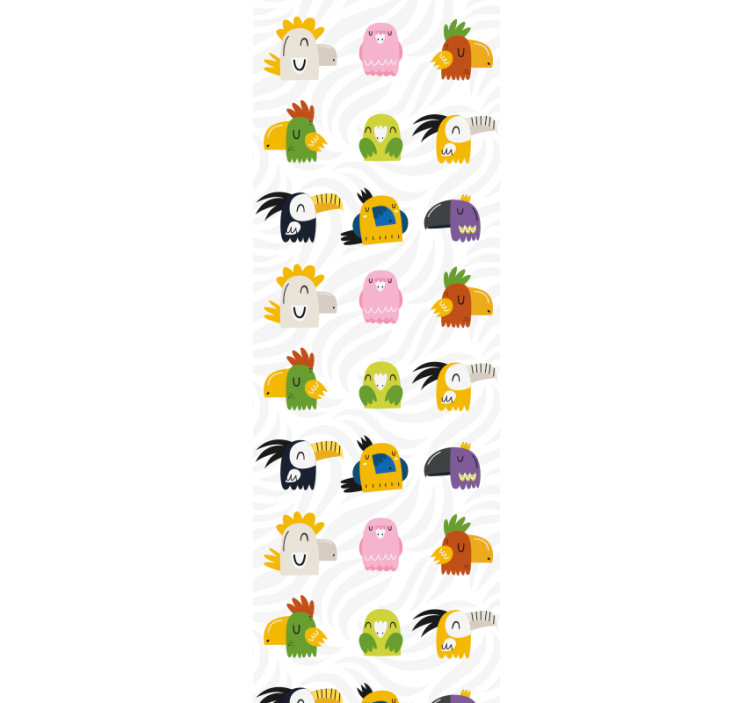 Estore de rolo infantil mural de monstro alegre - TenStickers