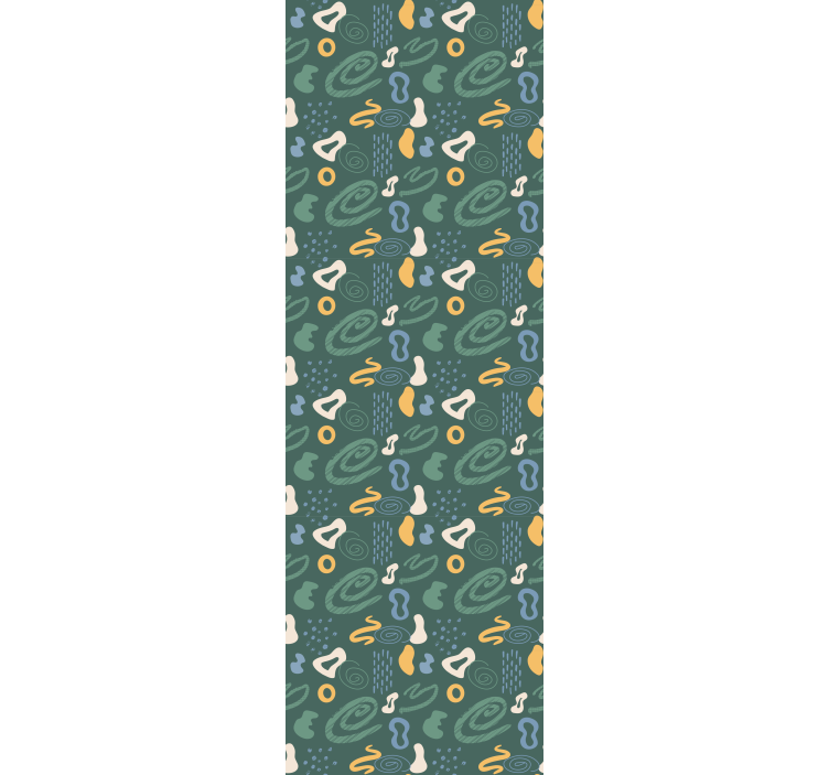 Estore de rolo infantil padrões minimalistas abstratos - TenStickers