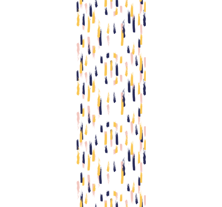 Estore de rolo infantil com traços modernos abstratos - TenStickers