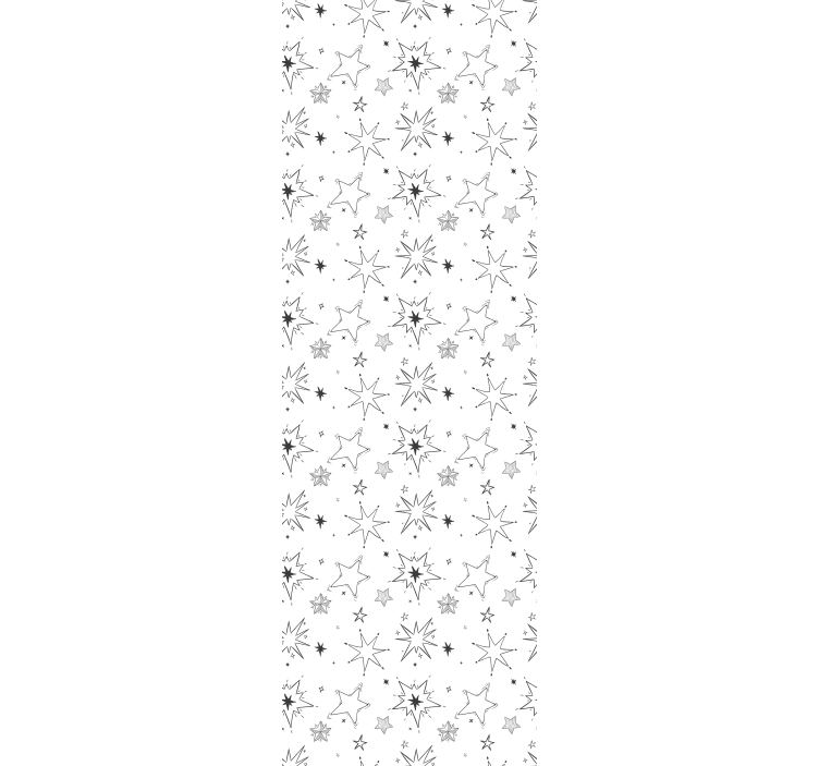 Estore de rolo infantil padrão de estrelas silhuetadas - TenStickers