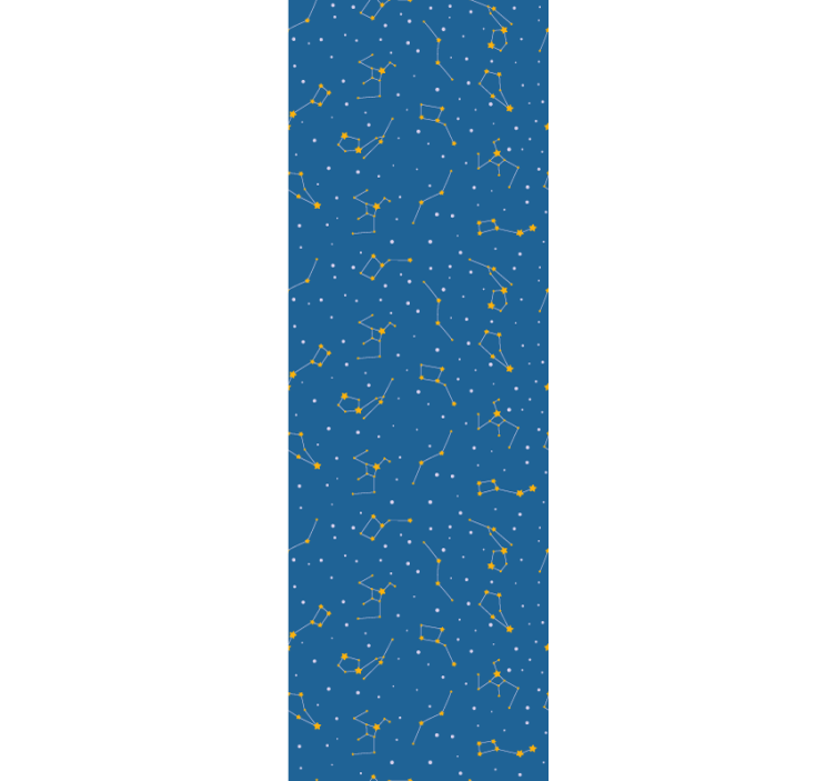 Estore de rolo infantil gráfico de constelações no céu - TenStickers