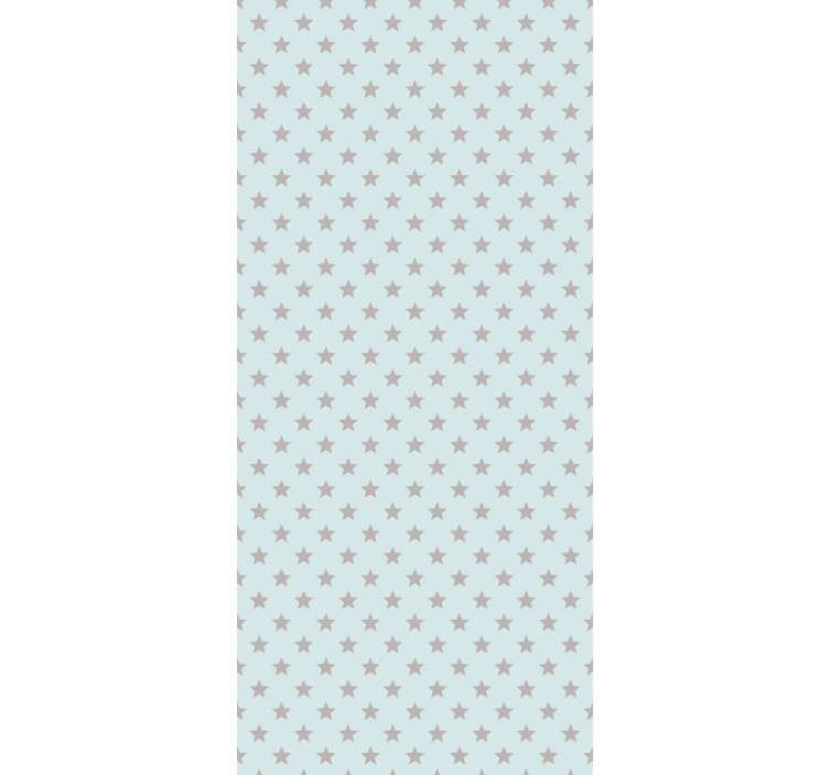 Estore de rolo infantil fundo azul com estrelas cinzas - TenStickers