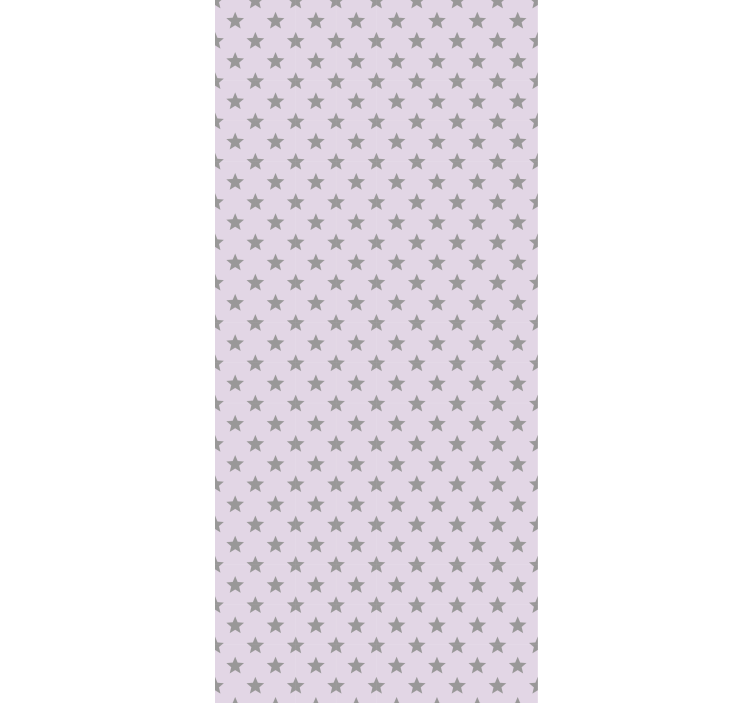 Estore de rolo infantil estrelas cinzas fundo rosa - TenStickers