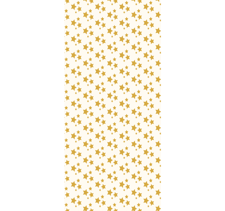 Estore de rolo infantil estrelas douradas desorganizadas - TenStickers