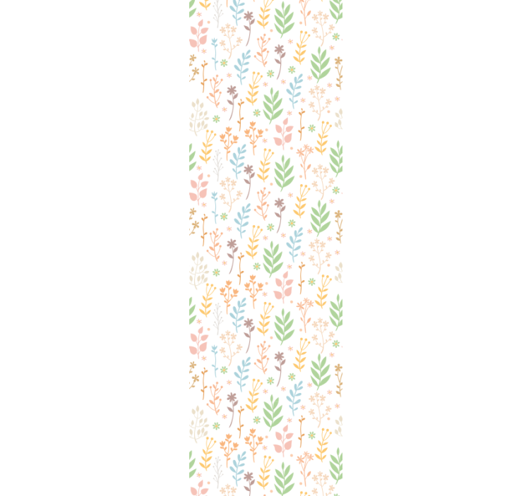 Estore de rolo infantil símbolos simples em branco - TenStickers