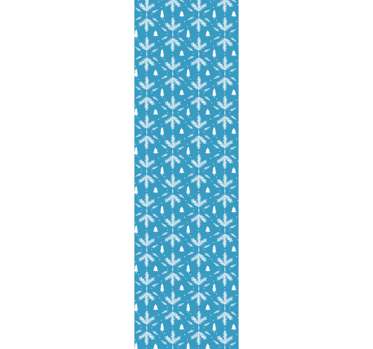 Estore de rolo infantil azul folk nórdico - TenStickers
