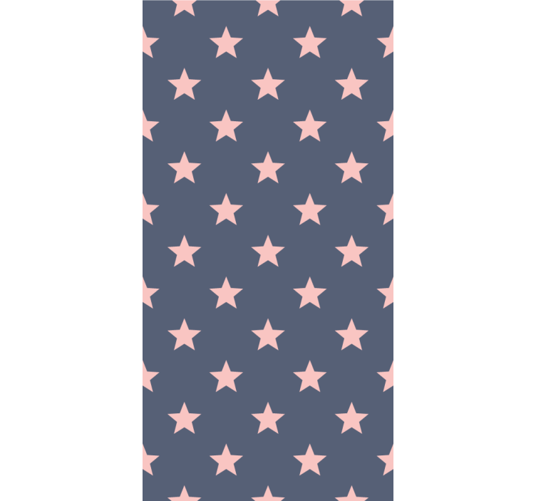 Estore de rolo infantil estrelas rosa e cinza - TenStickers