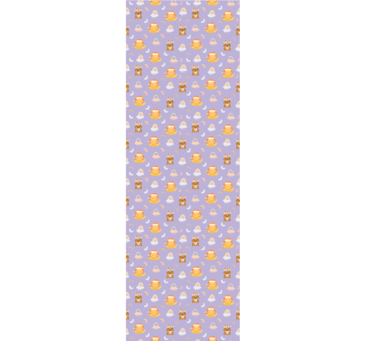 Estore de rolo infantil animais e arco-íris - TenStickers