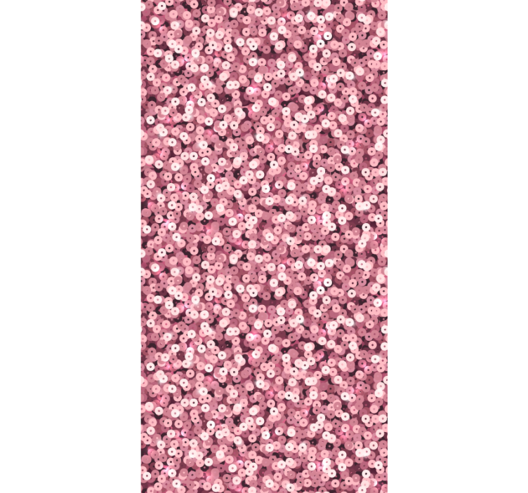 Estore de rolo infantil brilho rosa - TenStickers