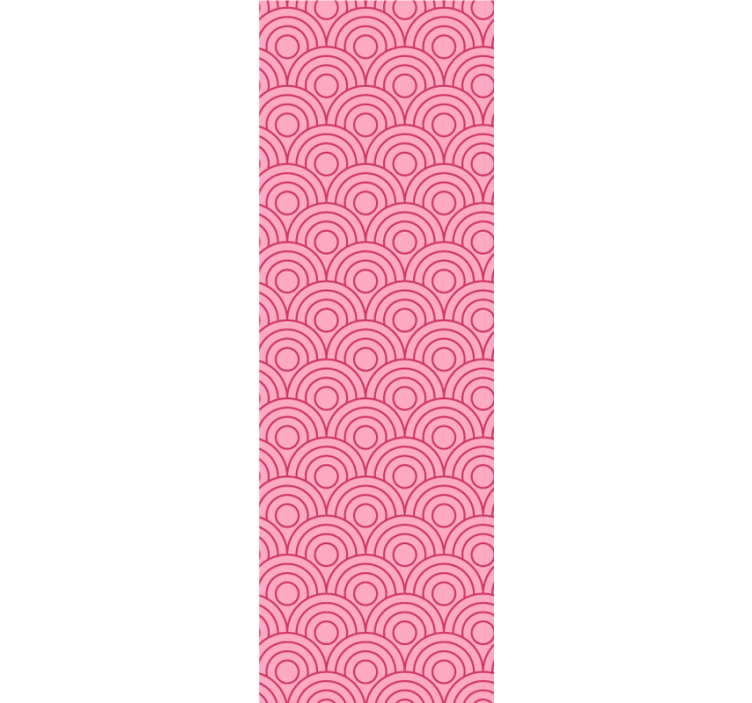Estore de rolo infantil em forma de rosa e pink - TenStickers