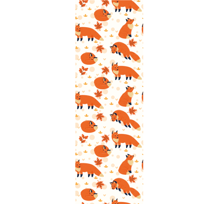 Estore de rolo infantil raposas lindas - TenStickers