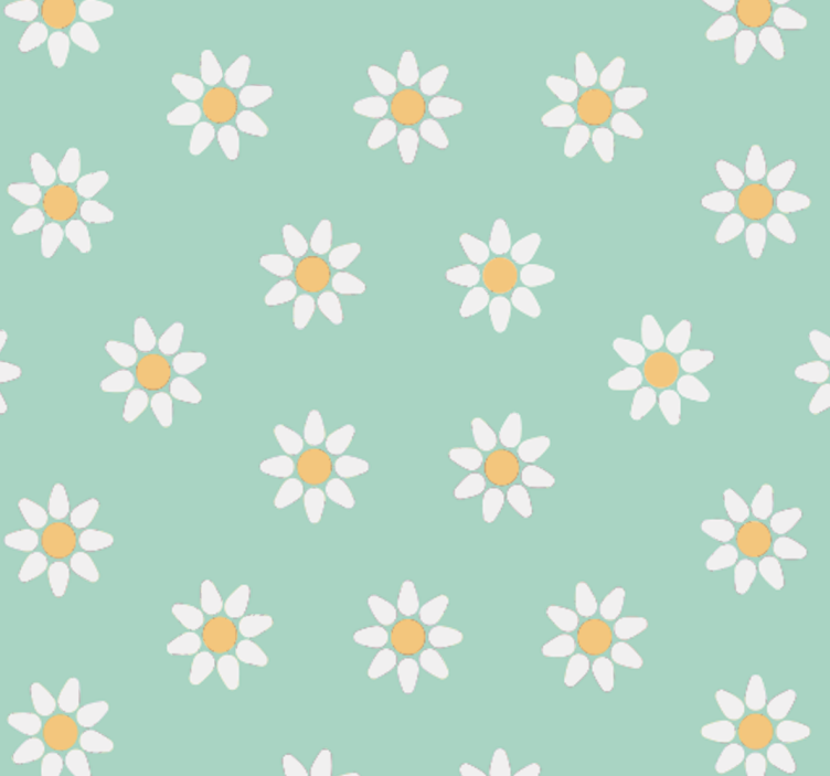 Estore de rolo infantil padrão margarida infantil - TenStickers