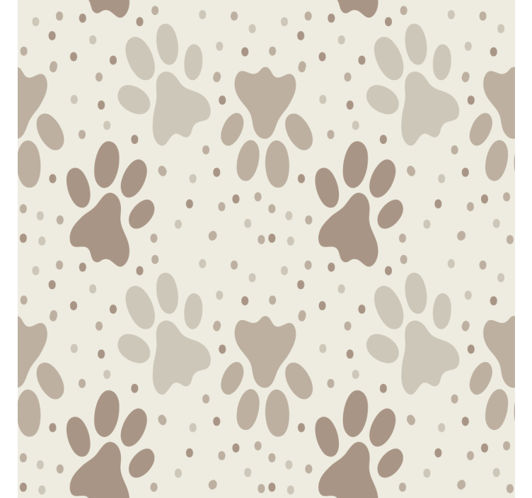 Estore de rolo infantil pata de cachorro - TenStickers