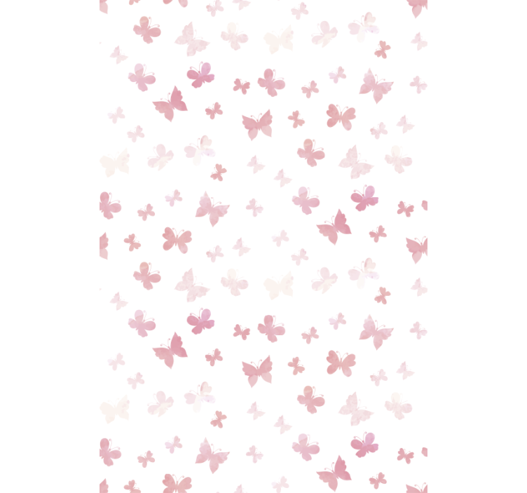 Estore de rolo infantil borboletas rosas - TenStickers