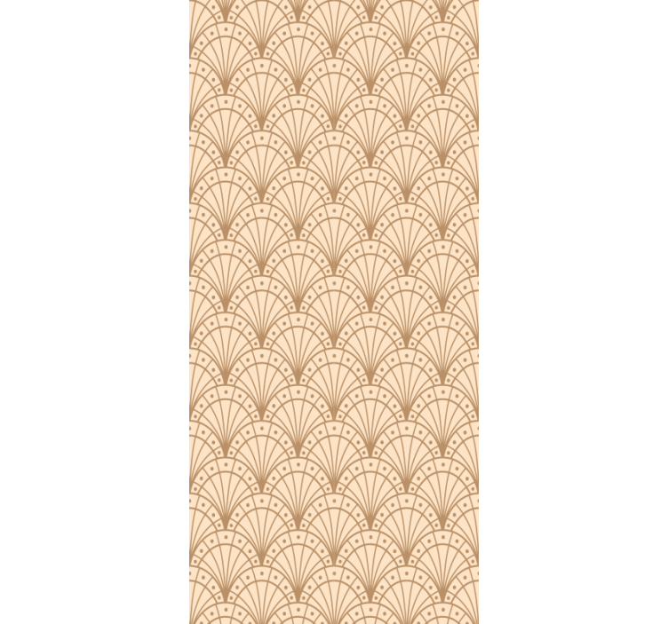 Estore de rolo empresa com motivo elegante de leque - TenStickers