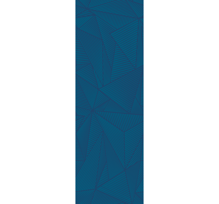 Estore de rolo empresa padrão geométrico azul simples - TenStickers