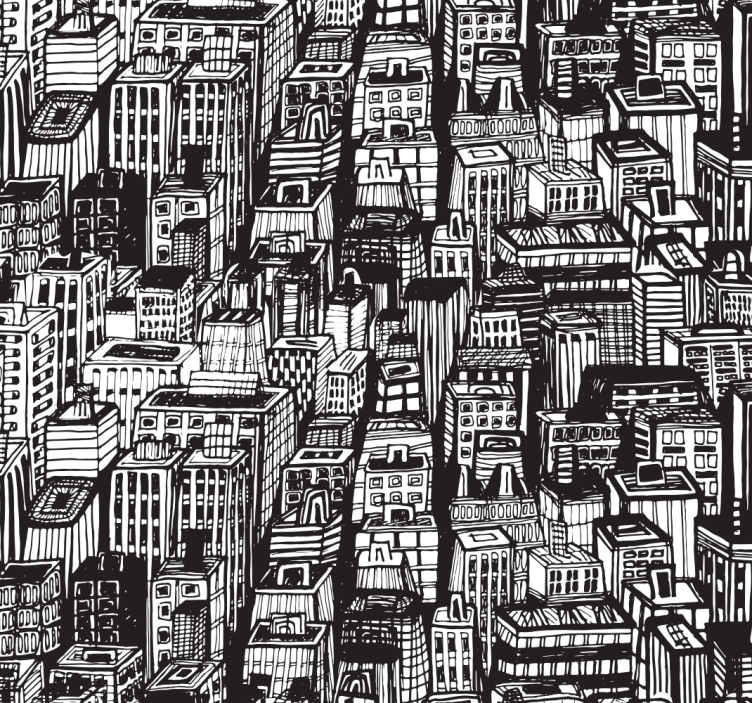 Estore de rolo empresa arranha-céus de nova york - TenStickers