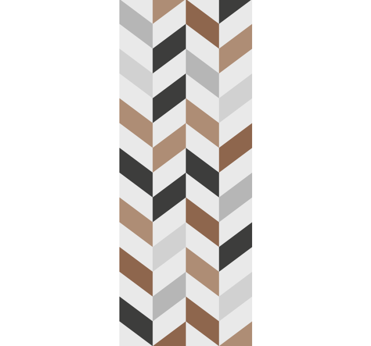 Estore de rolo juvenil com padrão chevron abstrato - TenStickers