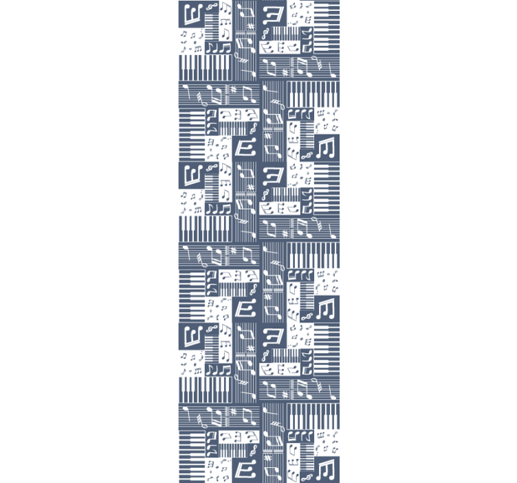 Estore de rolo juvenil piano musical - TenStickers