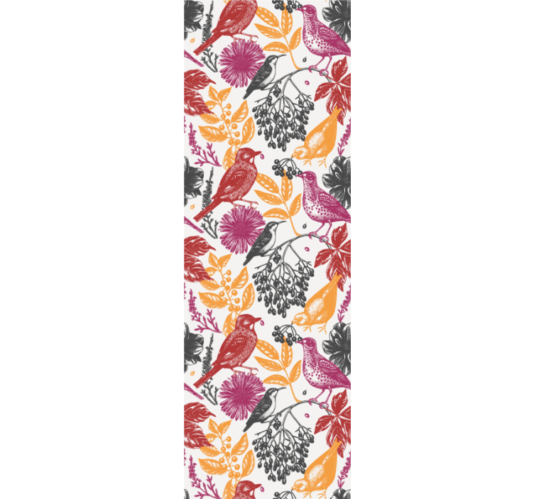 Estore de rolo juvenil padrão flores do campo - TenStickers