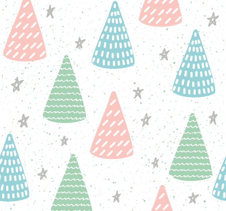 Estore de rolo juvenil estrelas cinzas e troncos - TenStickers