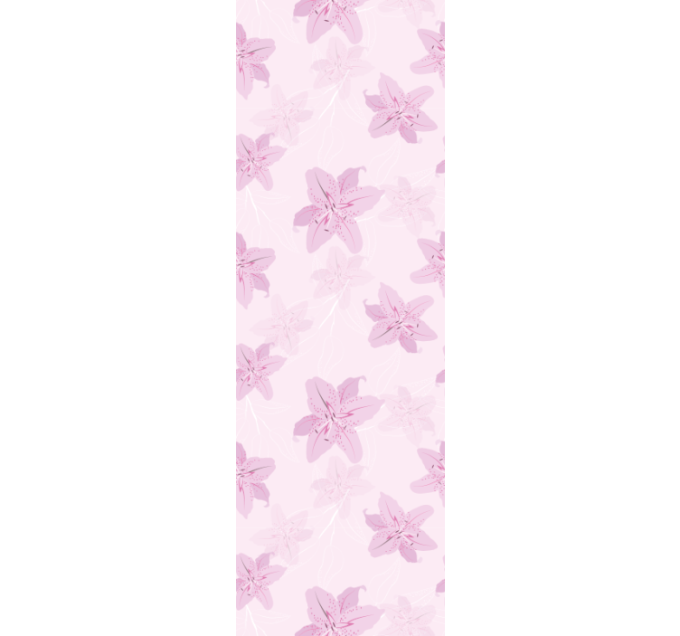 Estore de rolo juvenil com lindo design floral feminino - TenStickers